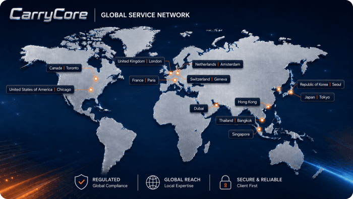 CarryCore Global Service Network